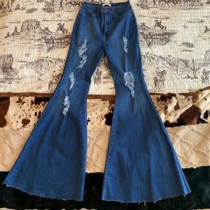 Flared Bell Bottom Jeans
